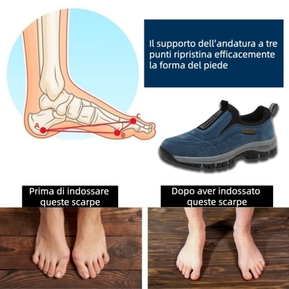 🔥 Ultimo giorno! Sconto del 67%!  ✅ Scarpe ortopediche dal design ergonomico per dolori alla schiena, alle articolazioni e ai piedi - unisex