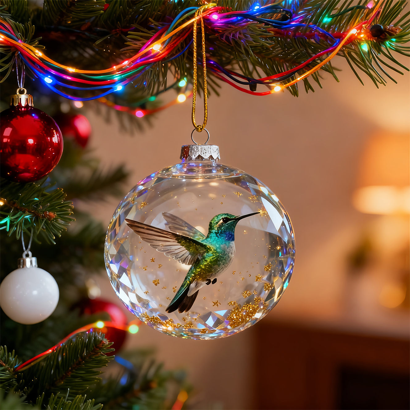 🐦Nature’s Birds Crystal Glass Ornament Set