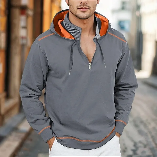 Men's Hoodie Tactical Outdoor Daily Holiday Streetwear Cool Casual Fall