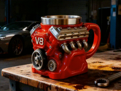 No Car Lover Can Resist Such a Thoughtful Gift – This Handcrafted 3D Engine Mug Fires Up Every Morning with Meaning and Style!