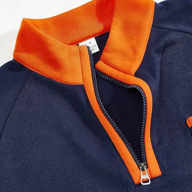 Men's Zip Sweatshirt Tactical Outdoor Casual Streetwear 