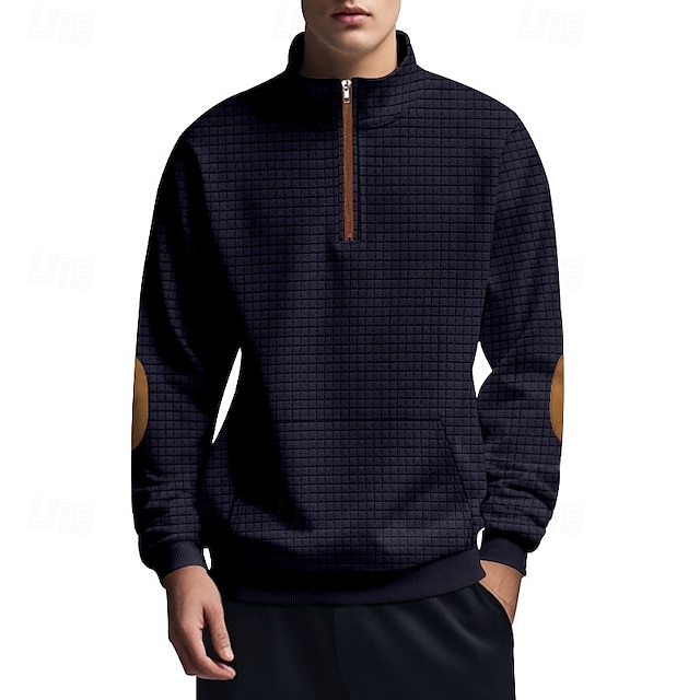 Men's Sweatshirt Quarter Zip Sweatshirt