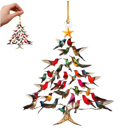 🔥2025 New Release 🐦🎄Hummingbird Christmas Ornament💠 (✨Same as in the video)