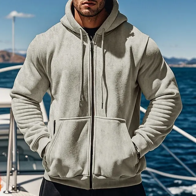 Men's Hoodie Tracksuit Full Zip Hoodie Sweatsuit  2 Piece Sports 
