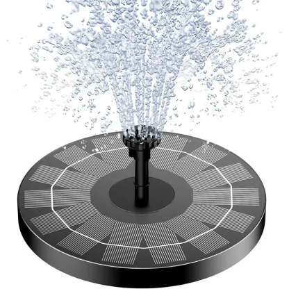 🔥Hot Sales 70% OFF🔥Solar Fountain, Solar Powered Bird Bath Fountain Pump , Outdoor Watering Submersible Pump for Pond, Pool, Garden, Fish Tank  -$AC
