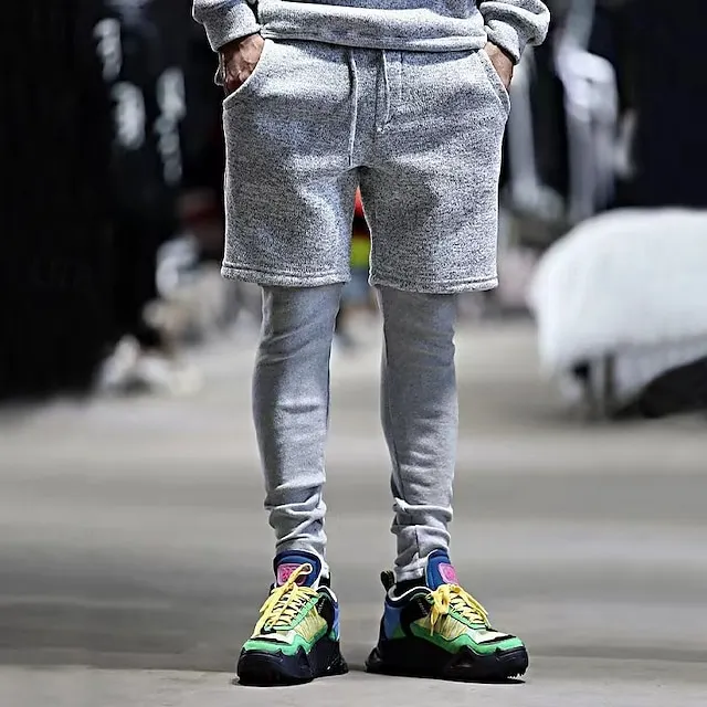 Men's Hoodie Tracksuit Sweatsuit  2 Piece Front Pocket Sports 