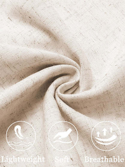 Casual Summer Linen Blend Shorts 