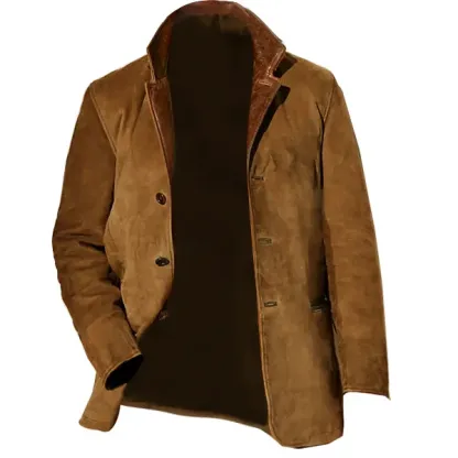 ⭐Last Day 50% Off-🔥Yellowstone Park Series - Men's Vintage Mid-Length Leather Jacket
