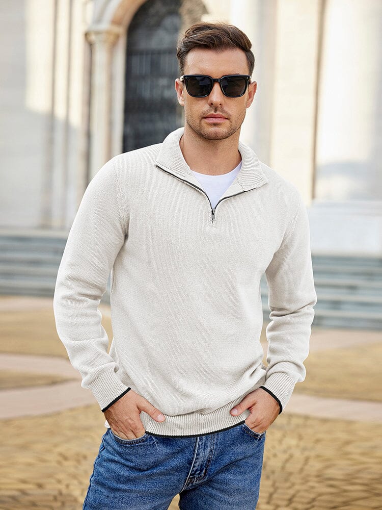 Lightweight Mock Neck Sweaters 
