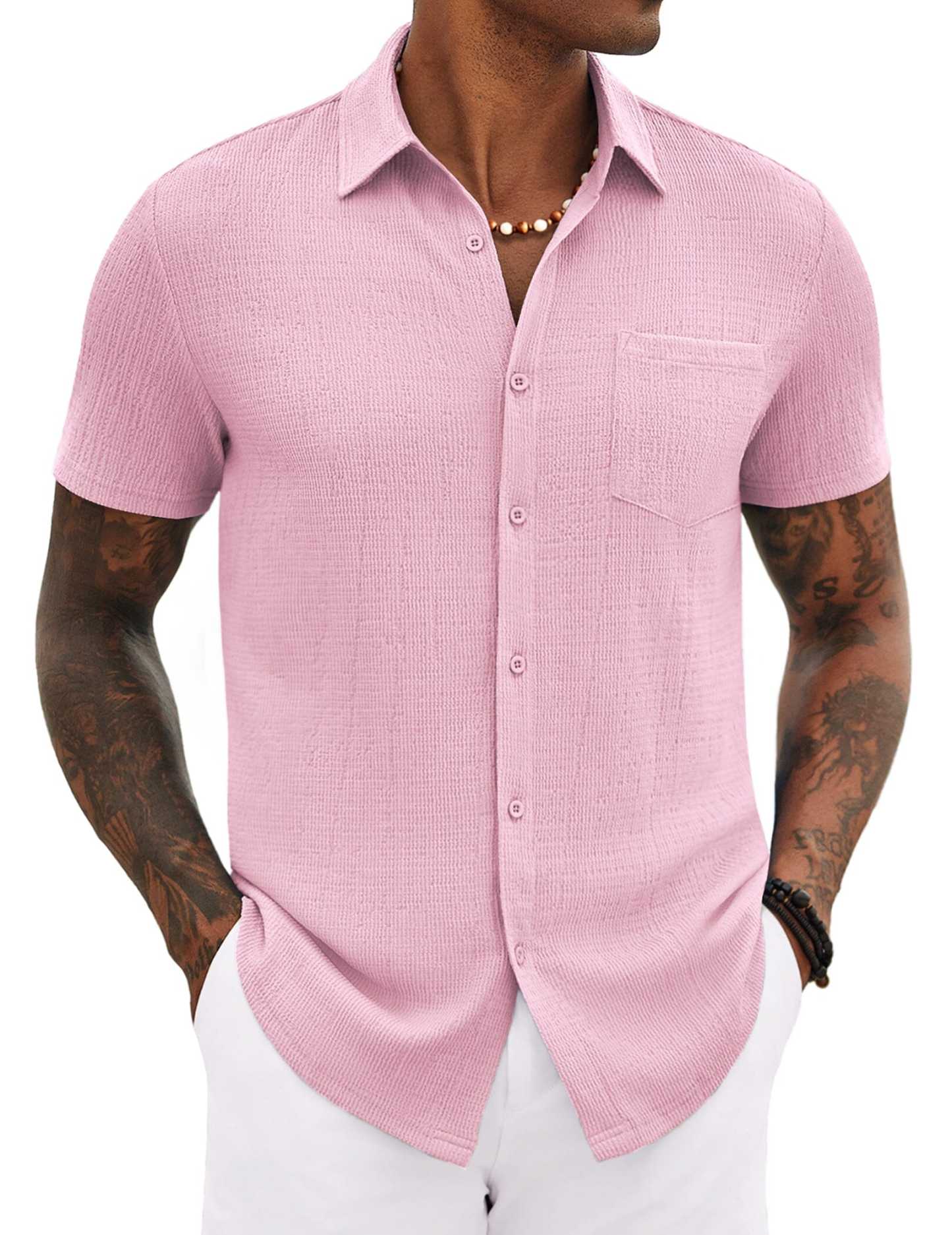 Casual Summer Textured Shirt 