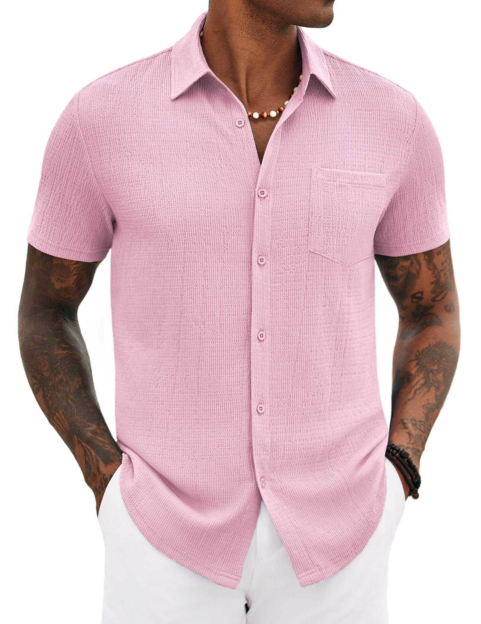Casual Summer Textured Shirt 
