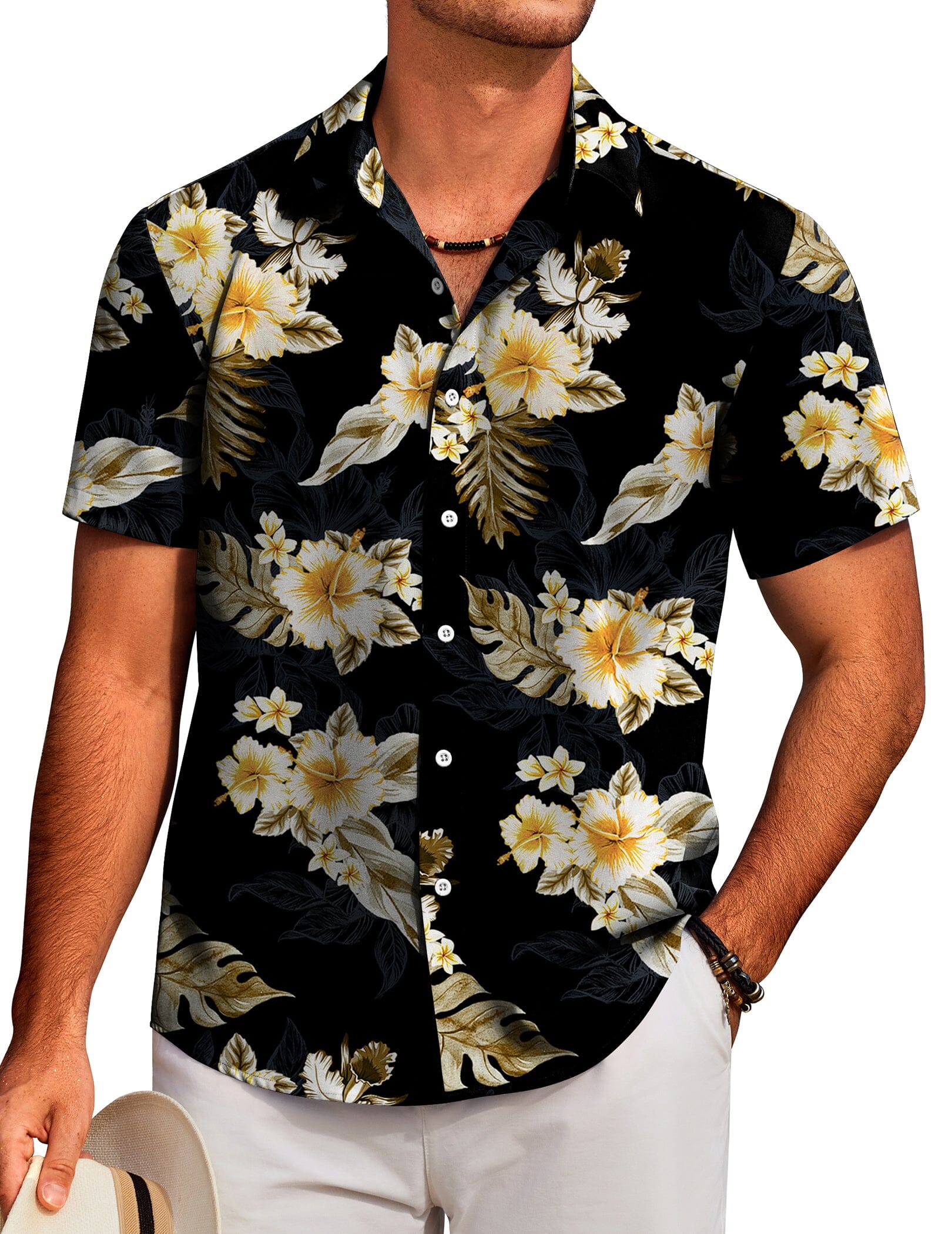 Tropical Floral Beach Shirt 