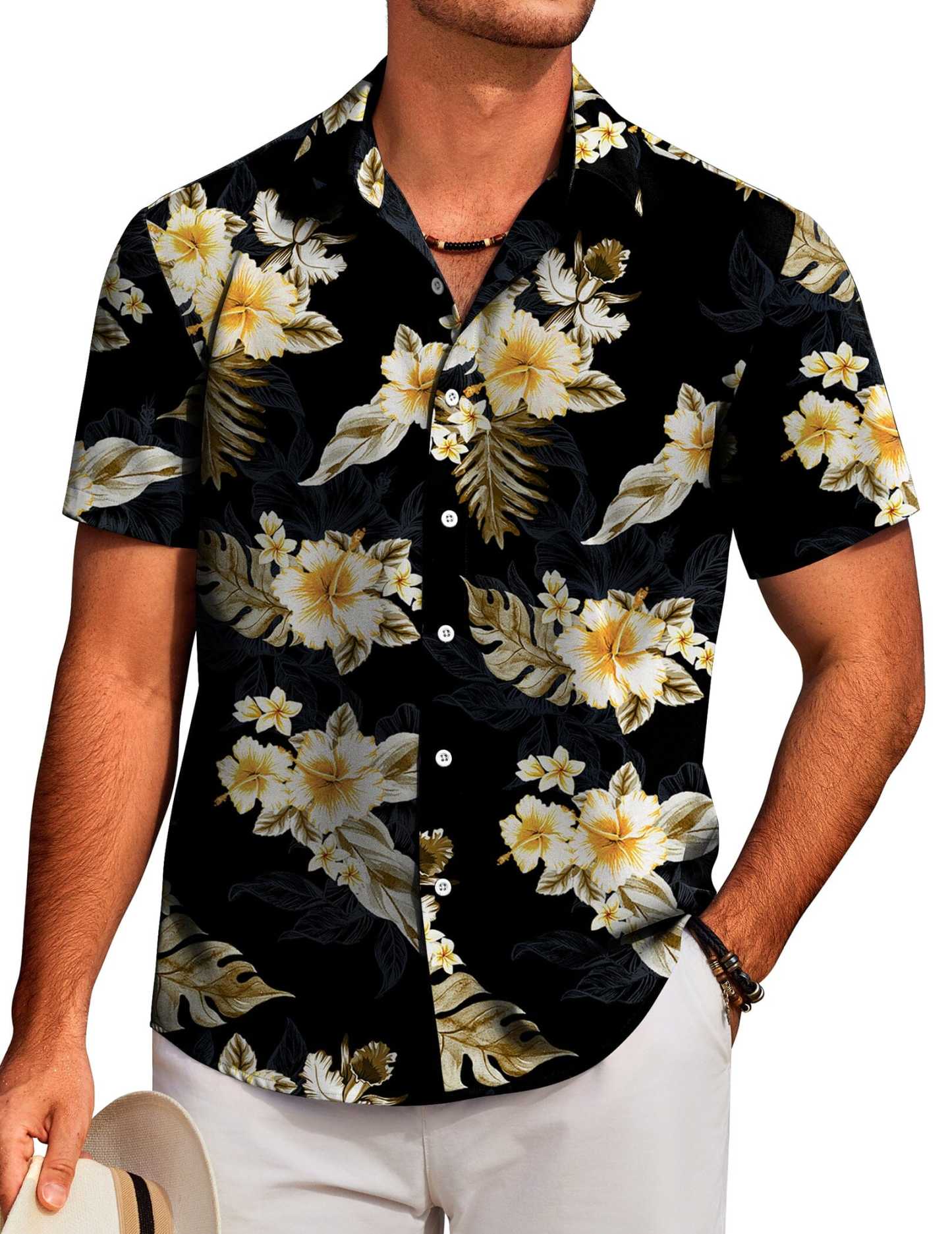 Tropical Floral Beach Shirt 