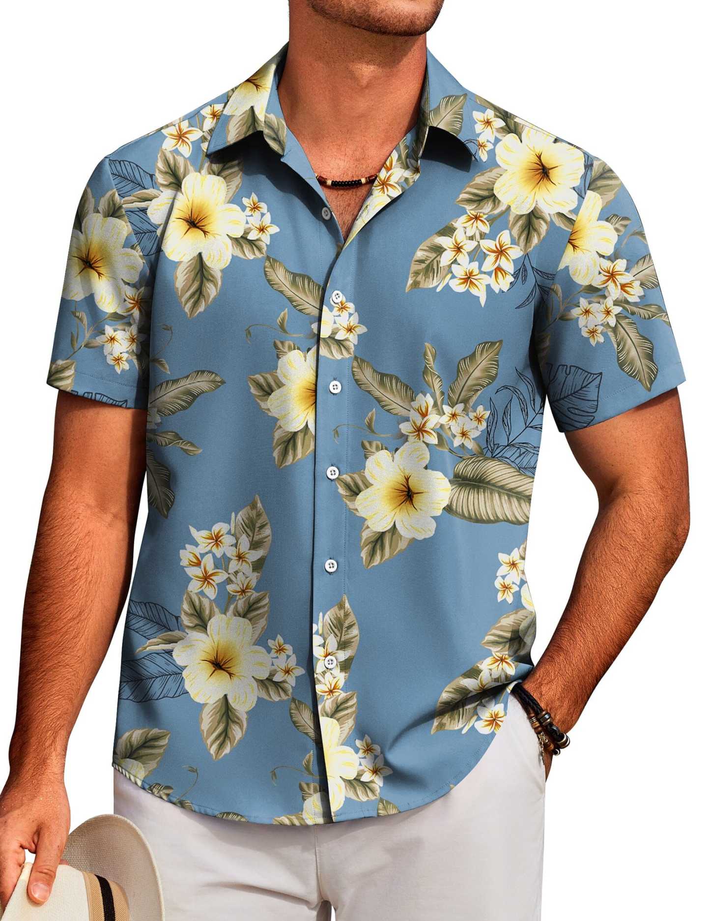 Tropical Floral Beach Shirt 
