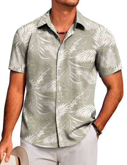 Tropical Floral Beach Shirt 