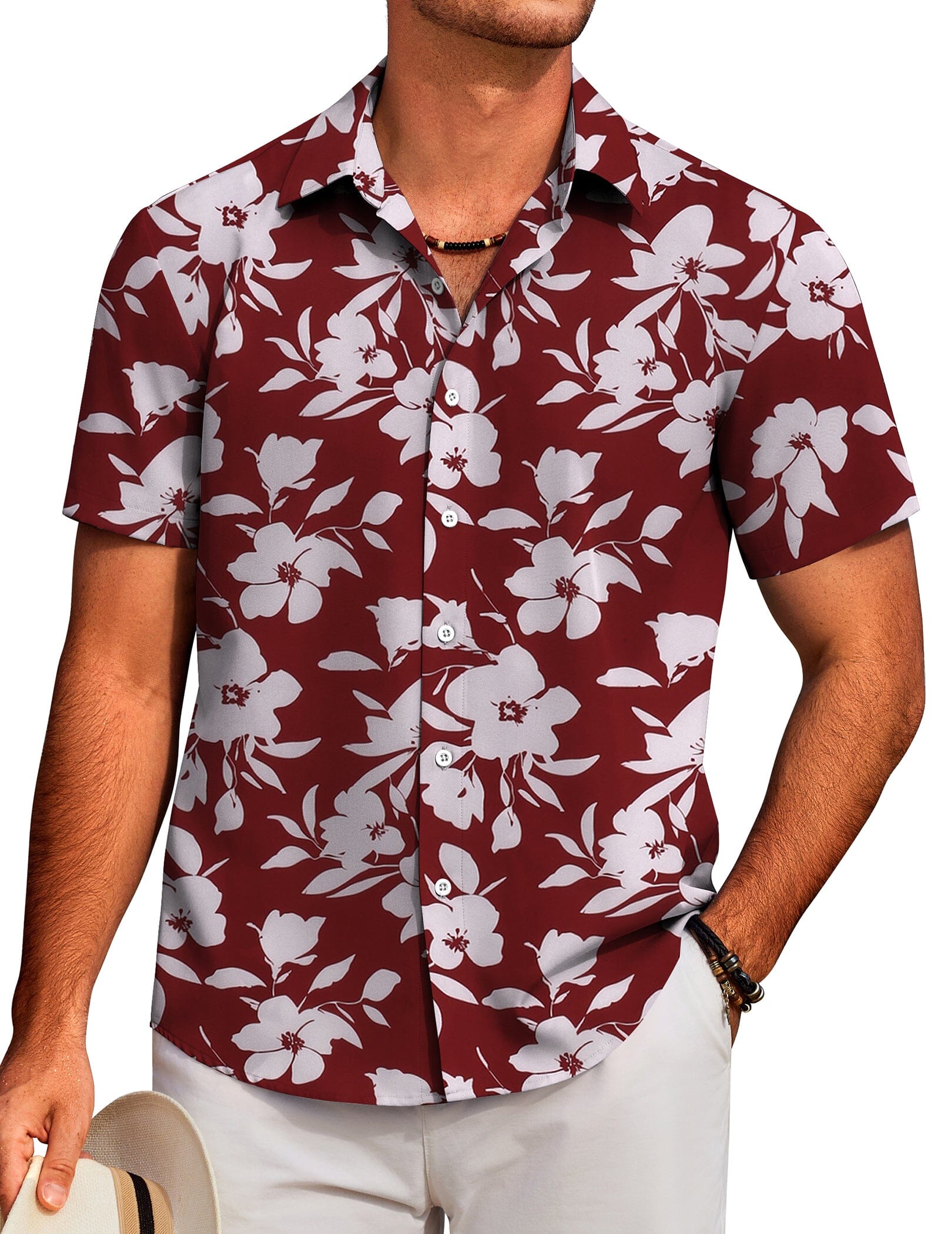 Tropical Floral Beach Shirt