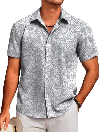 Tropical Floral Beach Shirt 