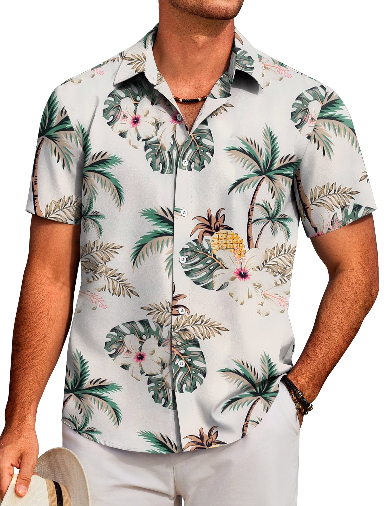 Tropical Floral Beach Shirt 