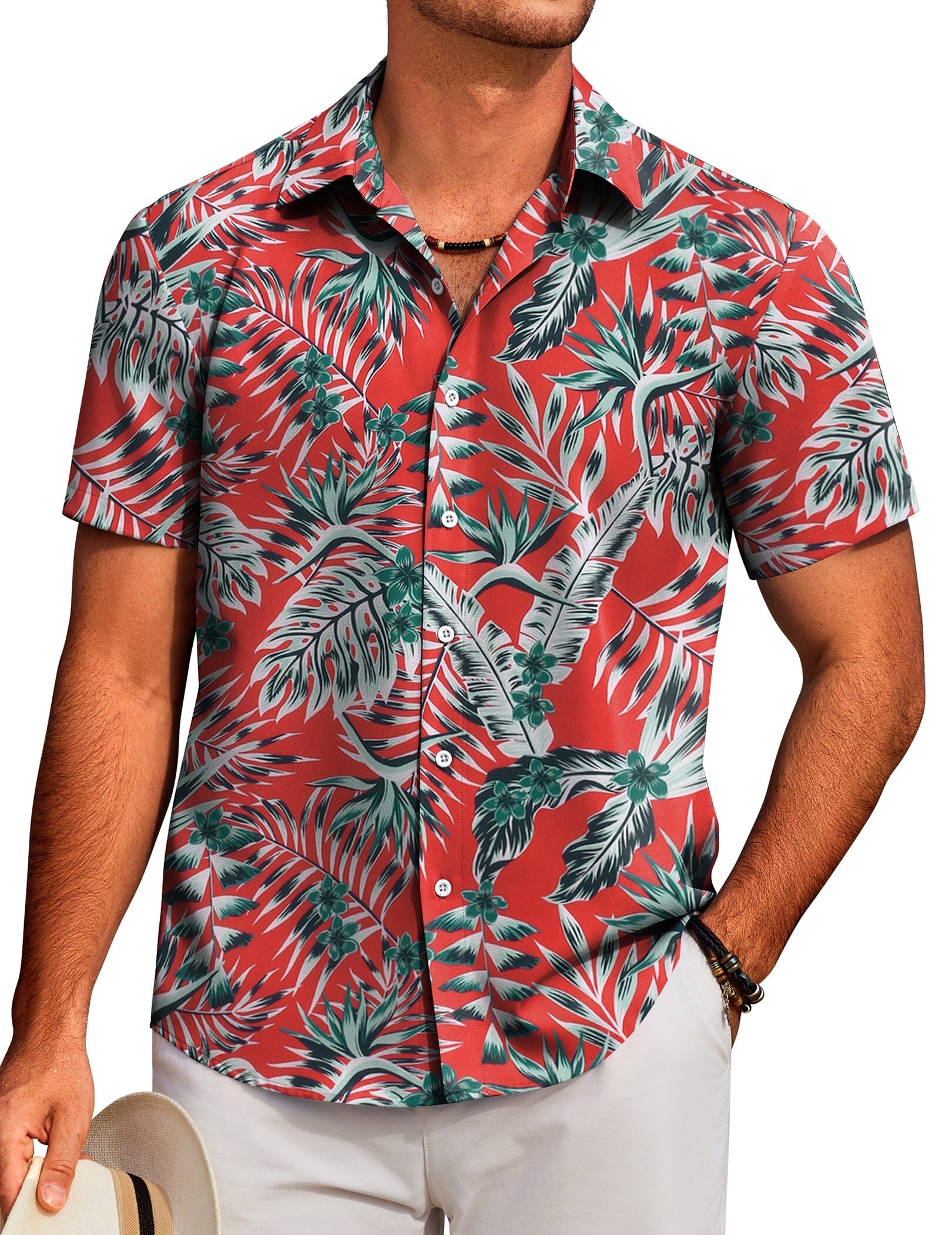 Tropical Floral Beach Shirt