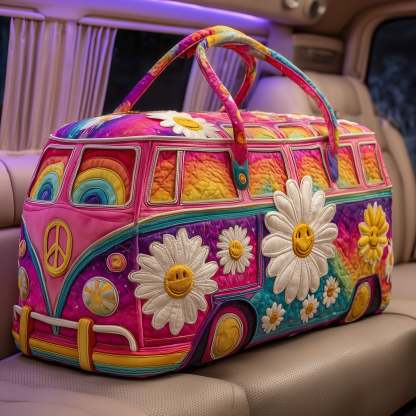 Hippie Van Quilted Duffle Bag GFTOMA4714