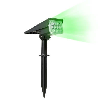 Solar Garden Spotlight - Adjustable Waterproof Outdoor LED Light with Dual Temperature Modes, Energy Saving Landscape Lighting for Yard and Pathway