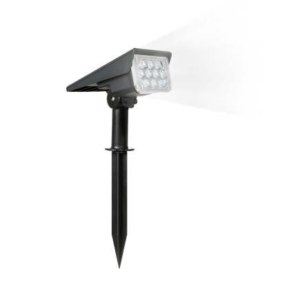 Solar Garden Spotlight - Adjustable Waterproof Outdoor LED Light with Dual Temperature Modes, Energy Saving Landscape Lighting for Yard and Pathway