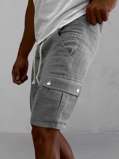 Lightweight 100% Cotton Cargo Shorts