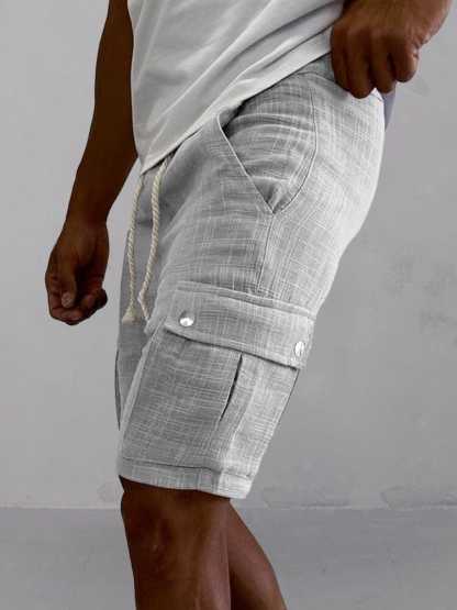 Lightweight 100% Cotton Cargo Shorts