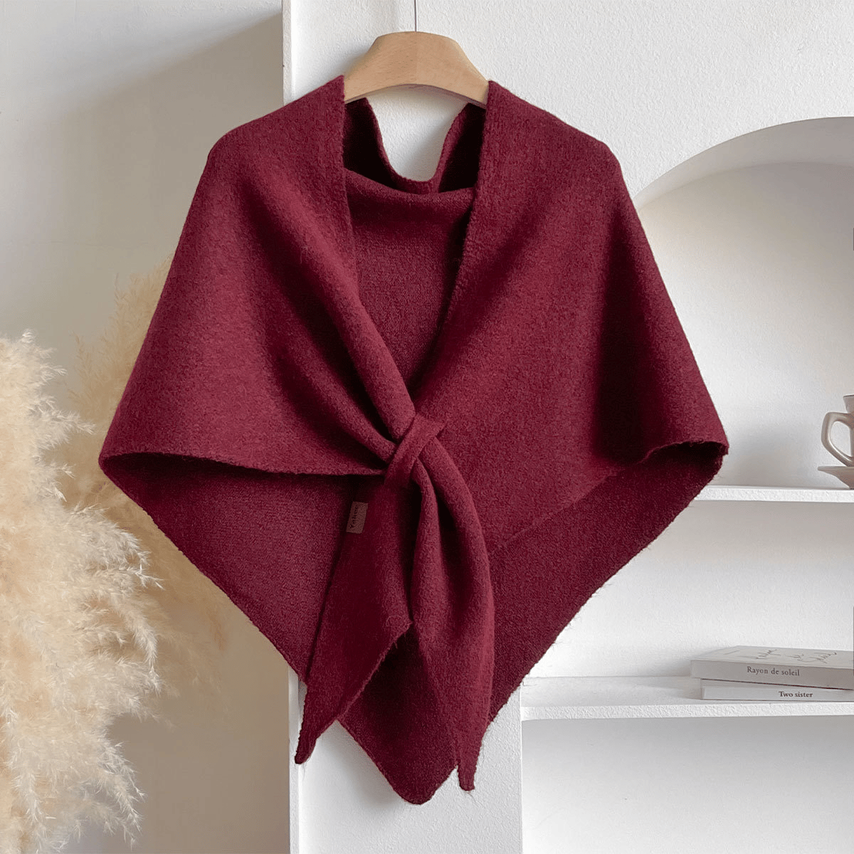 🍂Women's Solid Color Scarf🍁 Casual Soft Comfortable Shawl for Daily 