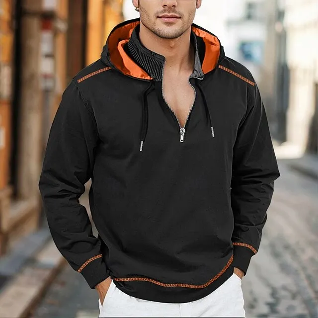 Men's Hoodie Tactical Outdoor Daily Holiday Streetwear Cool Casual Fall