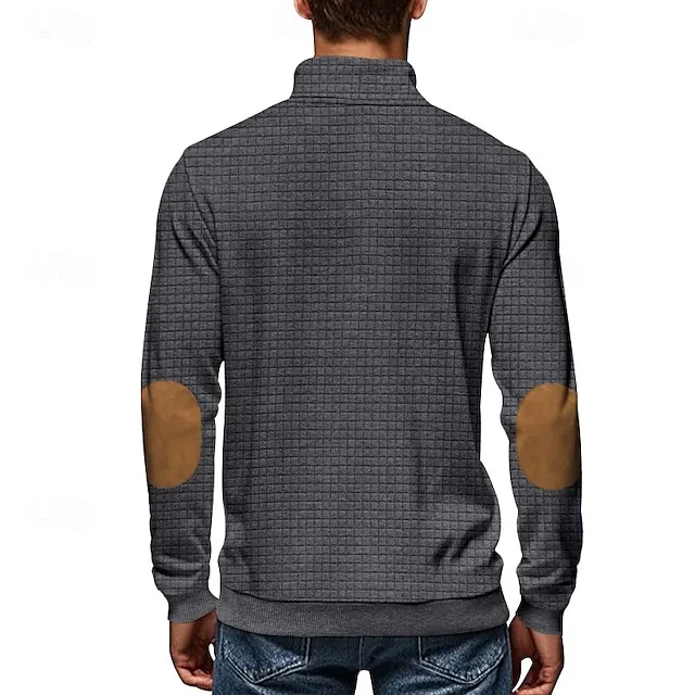 Men's Sweatshirt Quarter Zip Sweatshirt