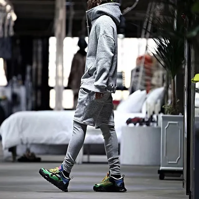 Men's Hoodie Tracksuit Sweatsuit  2 Piece Front Pocket Sports 