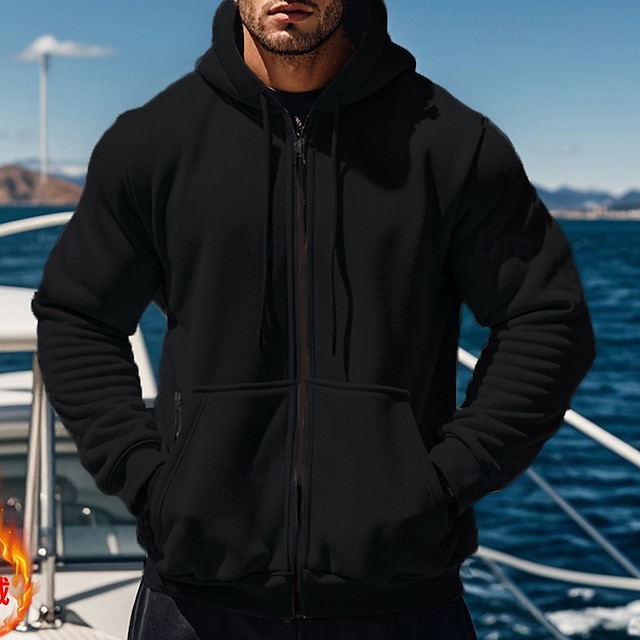 Men's Hoodie Tracksuit Full Zip Hoodie Sweatsuit  2 Piece Sports 