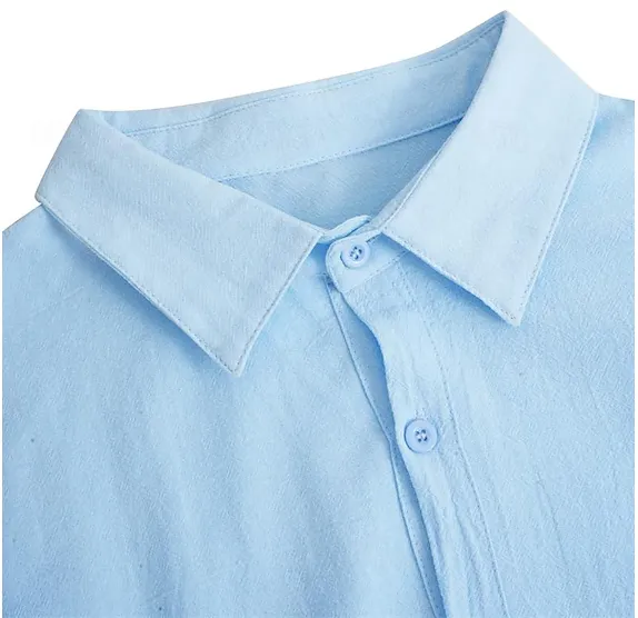 2025 New in-Men's Shirt Linen Shirt Summer Shirt