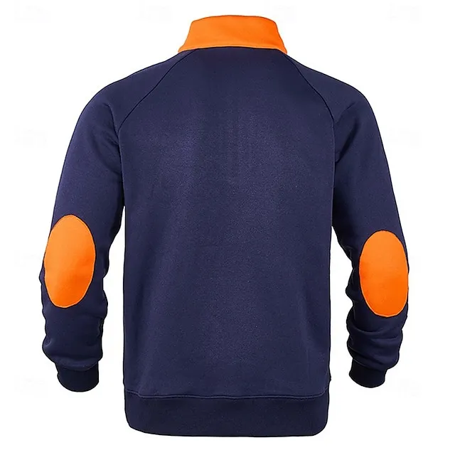 Men's Zip Sweatshirt Tactical Outdoor Casual Streetwear 