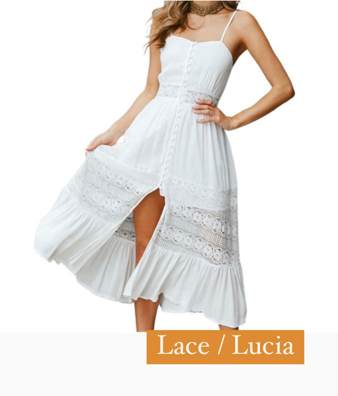 Chic White Bohemia Dress Several Models