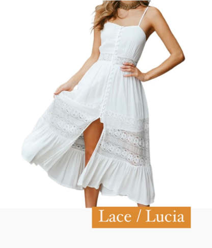 Chic White Bohemia Dress Several Models