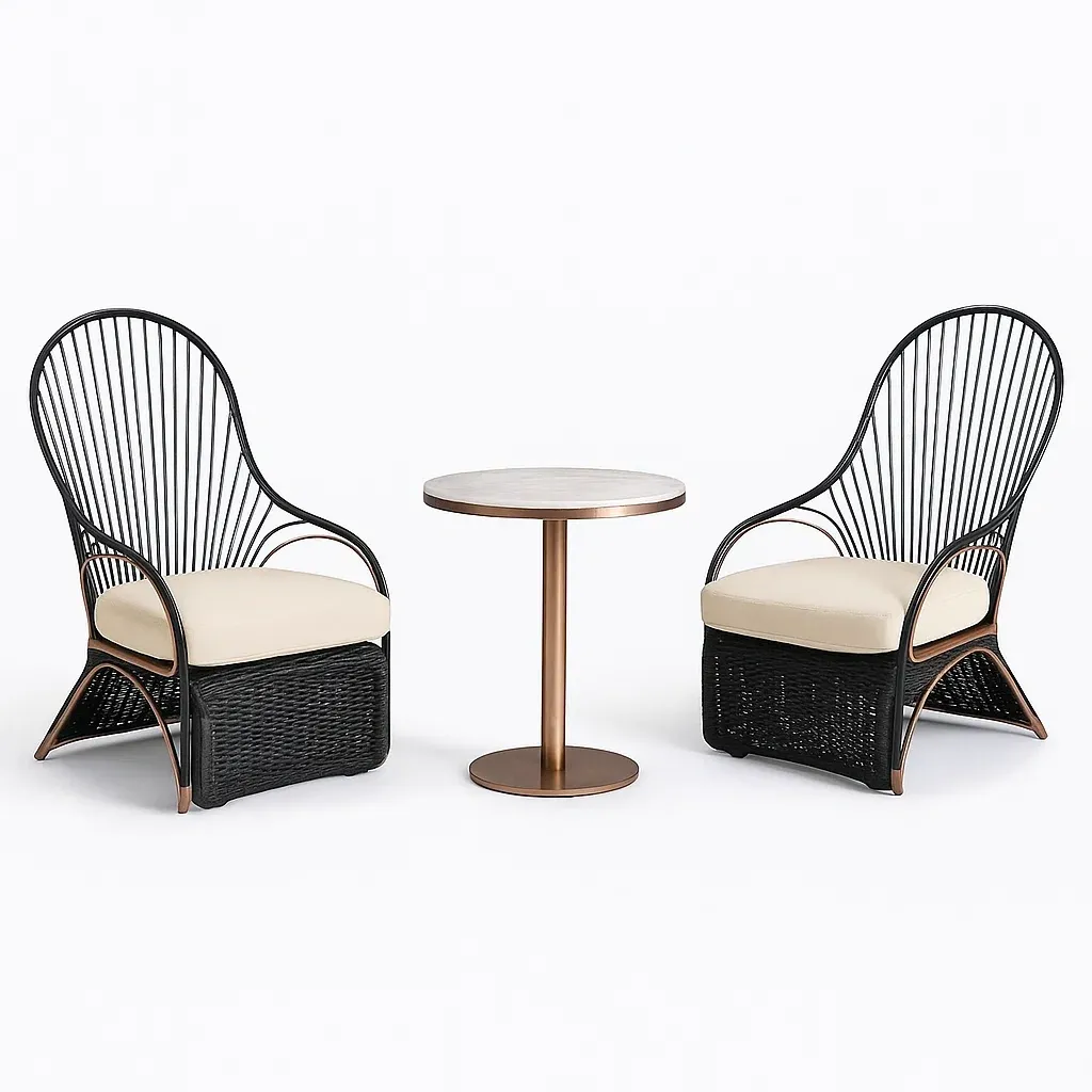 Ensemble de sièges d’extérieur,Ensemble fauteuils à accoudoirs - Meuwied