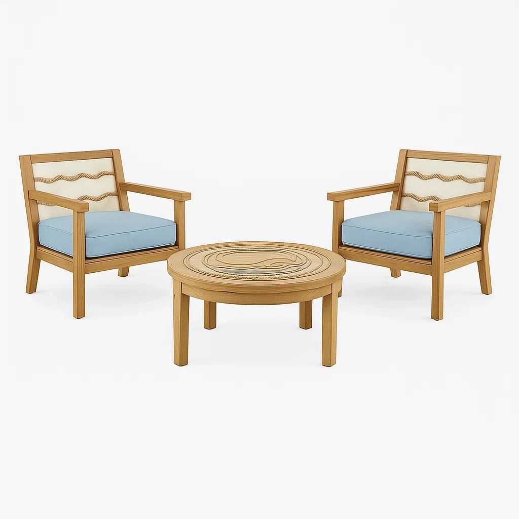 Ensemble de sièges d’extérieur,Ensemble fauteuils à accoudoirs - Meuwied