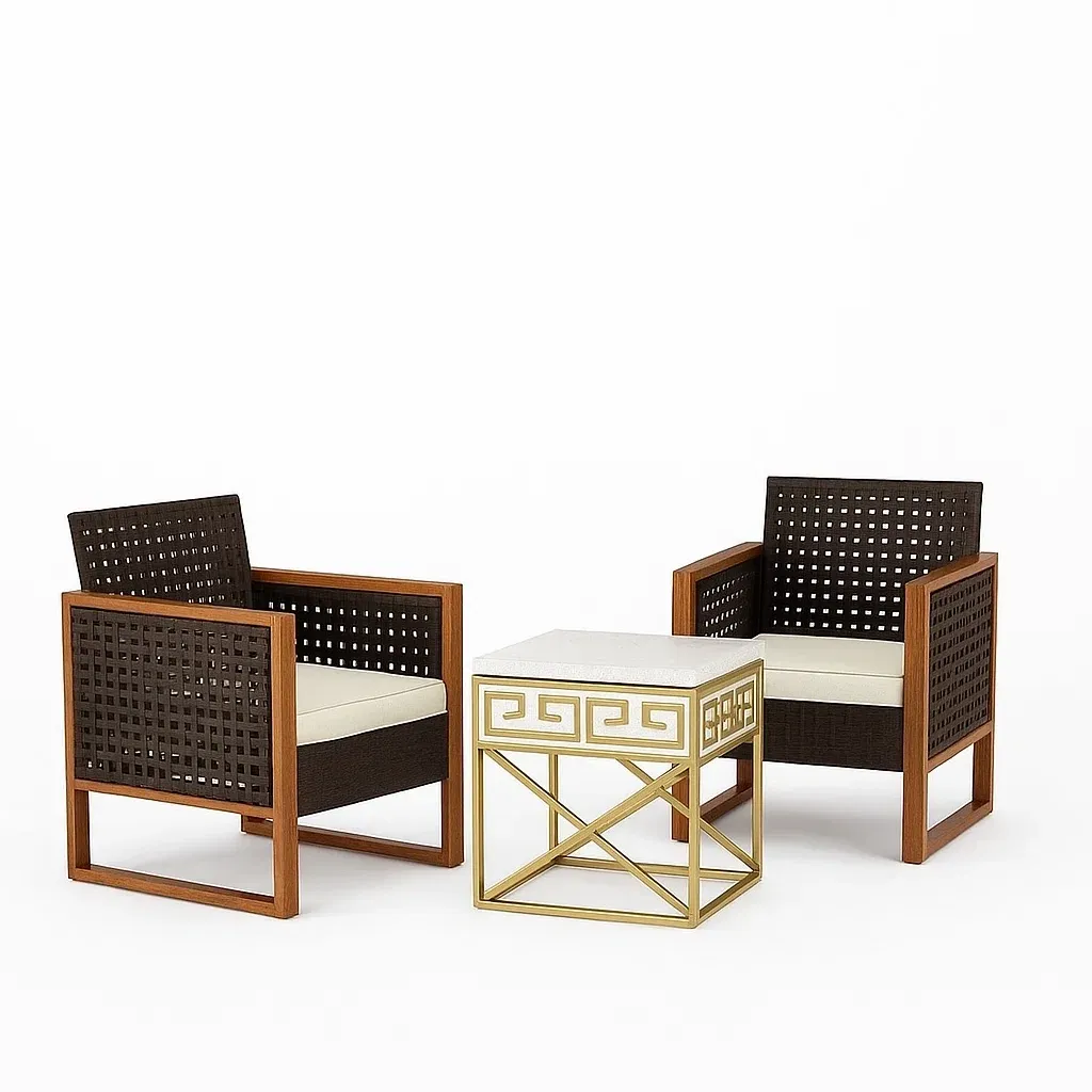 Ensemble de sièges d’extérieur,Ensemble fauteuils à accoudoirs - Meuwied