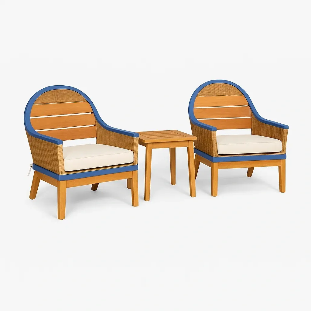 Ensemble de sièges d’extérieur,Ensemble fauteuils à accoudoirs - Meuwied