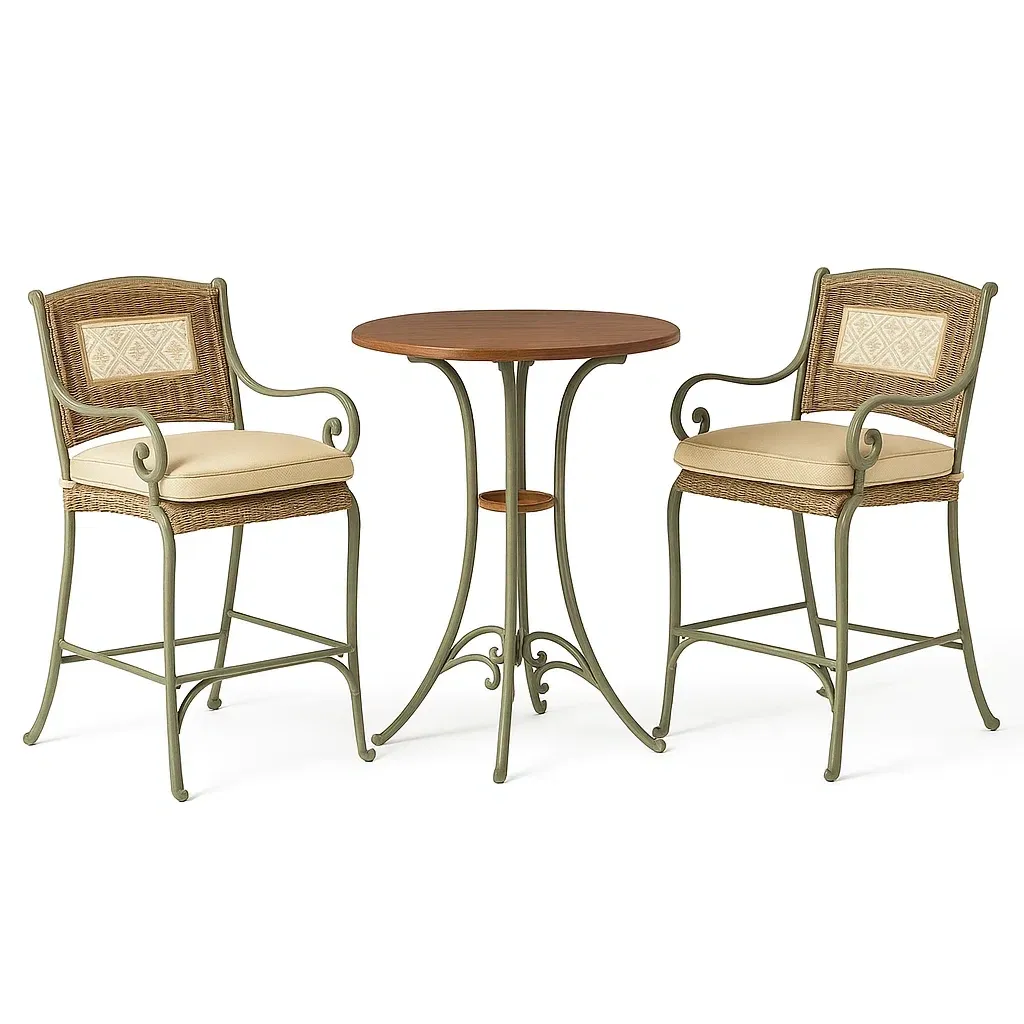 Mobilier de jardin,Ensemble table et chaises de bar - Meuwied