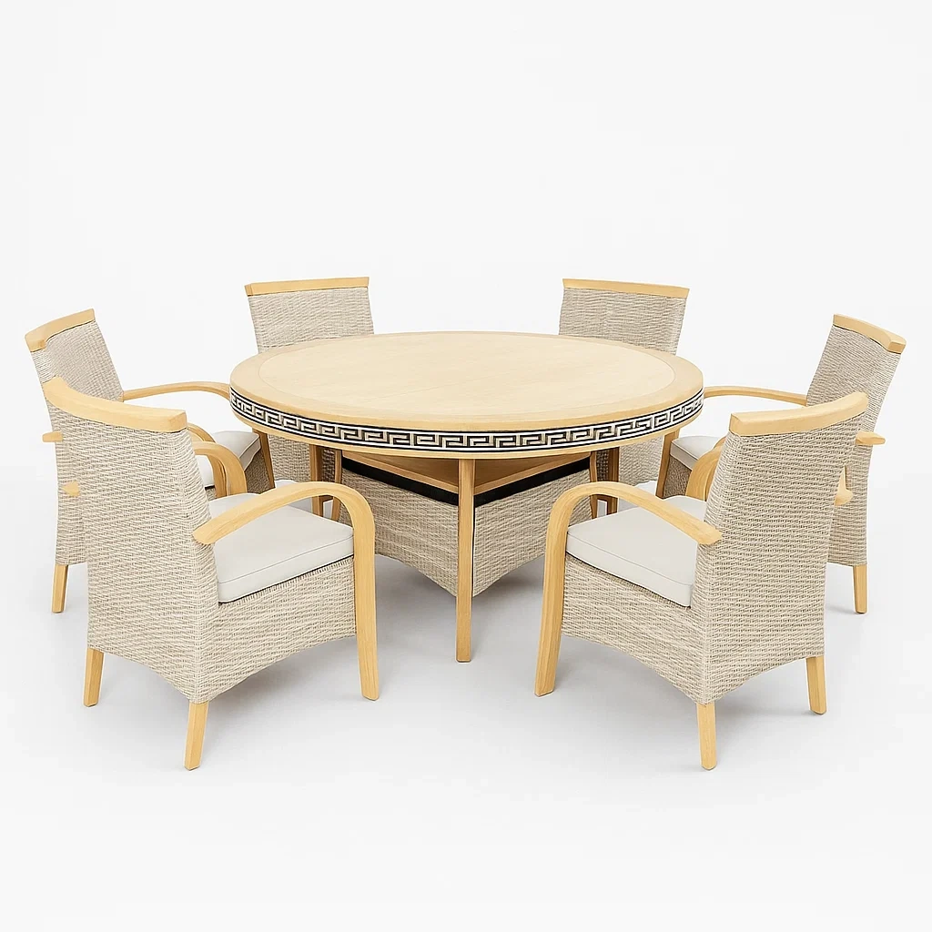 Mobilier de jardin,Ensemble table et chaises - Meuwied