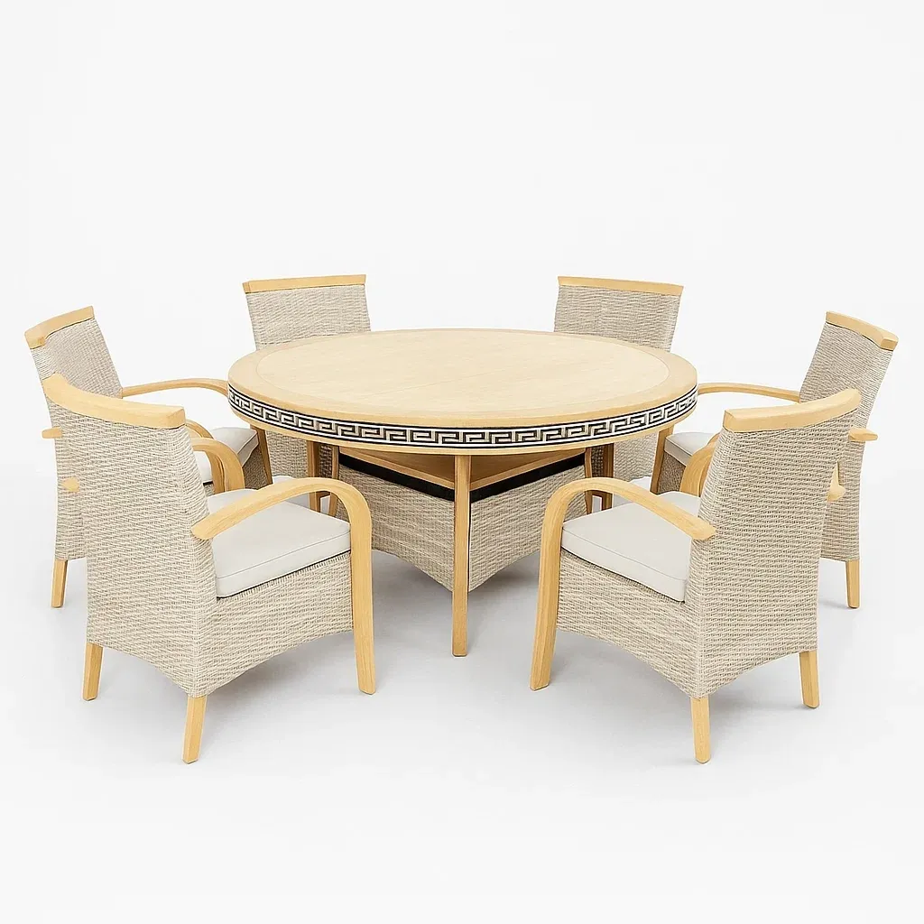 Mobilier de jardin,Ensemble table et chaises - Meuwied