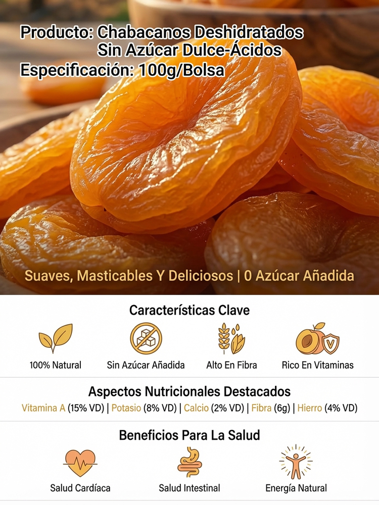 ✨ | Pasas de albaricoque premium sin semillas