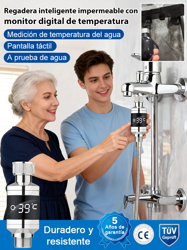 🚿 Ducha inteligente con pantalla de temperatura.Agua caliente disponible en sólo tres segundos