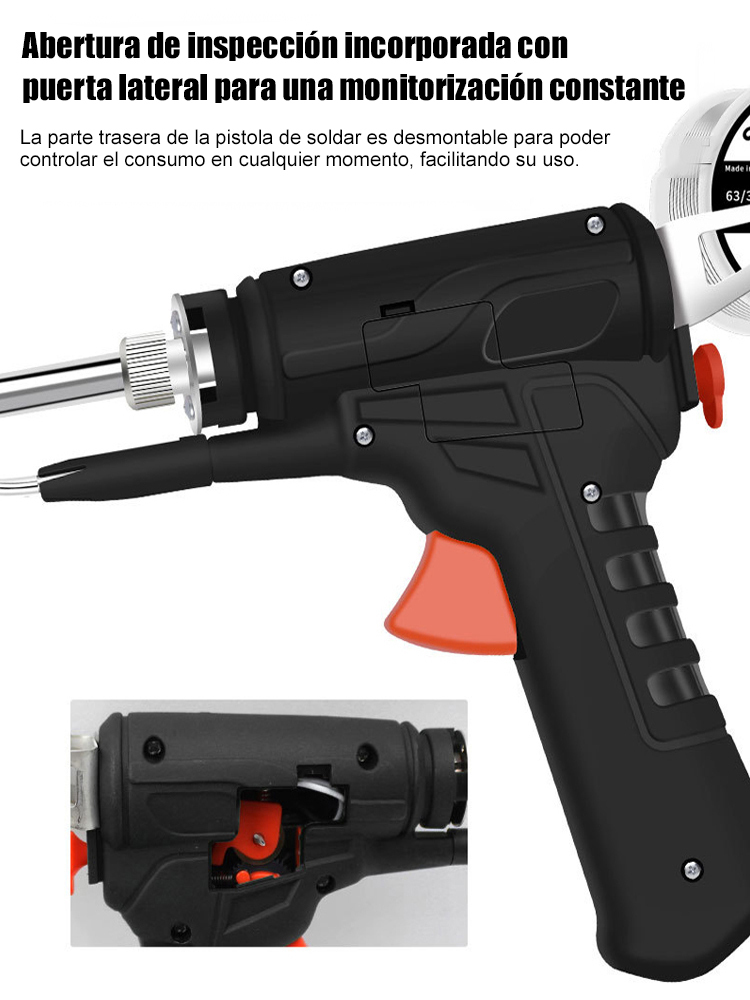 [Garantía de 5 años ]La soldadura es tan sencilla como escribir; incluso los principiantes pueden utilizarla.