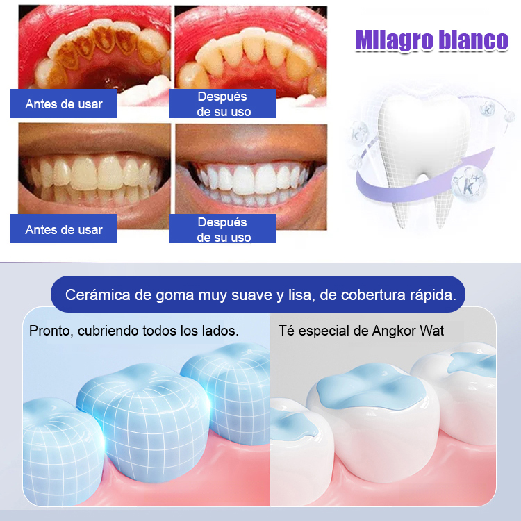 ✨🦷Dentífrico blanqueador y reparador con hidroxiapatita, para una sonrisa radiante.