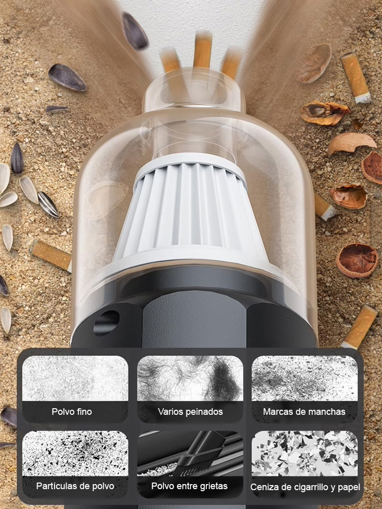 Aspiradora multifunción 4 en 1 (succión/soplado/inflado/aspirado)