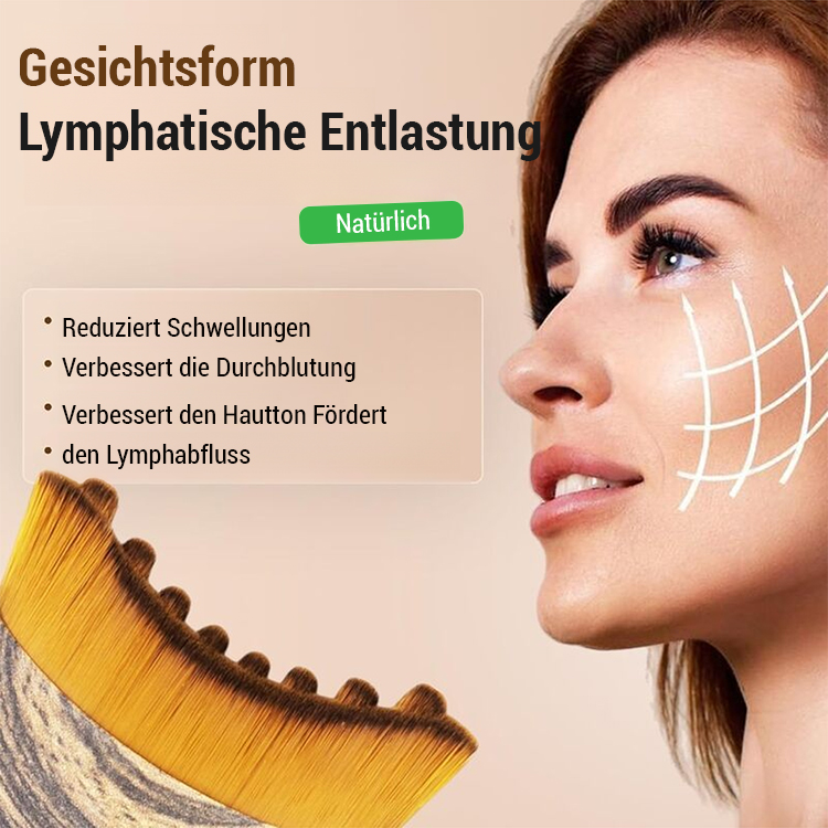 Förderung der Durchblutung Lymphkontur-Gesichtsbürste✨️Entdecken Sie die Geheimnisse strahlender Haut – tägliche Massage für sichtbare Frische!✨️